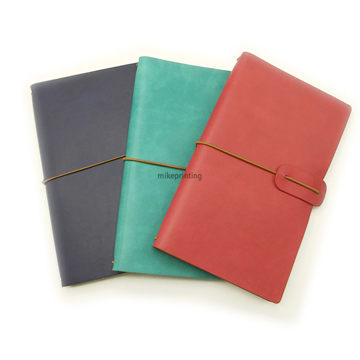 PU Leather Lined Section Sewing Notebook